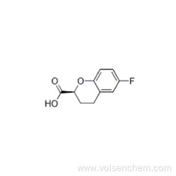 Nebivolol Intermediate 2H-1-Benzopyran-2-carboxylic acid, 6-fluoro-3,4-dihydro-, (2S)- CAS 129101-36-6